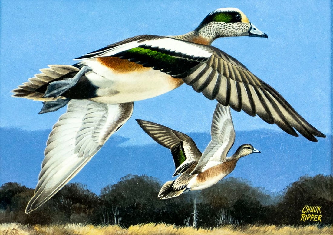 Chuck Ripper (WV,PA,1929-2019) watercolor painting (1 of 12)