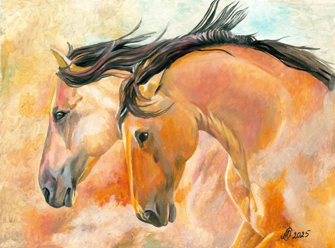 Julia Abramova (Ukraine,20/21C) oil painting (1 of 12)