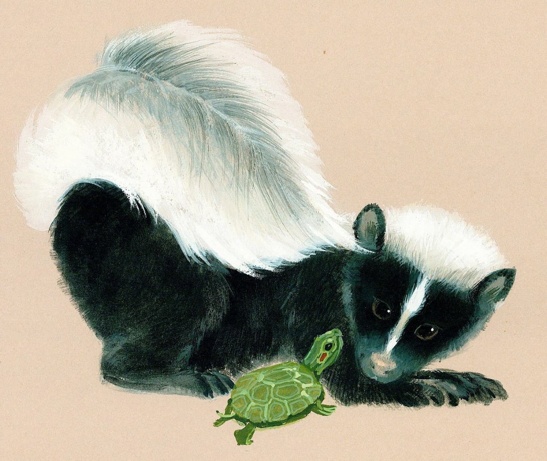 Deborah Bell Jarratt (PA,20/21C) gouache painting (1 of 10)