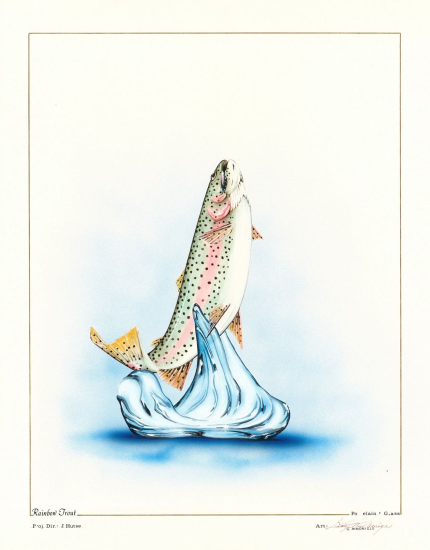 George McMonigle (PA,Hawaii,b 1951) watercolor painting (1 of 13)