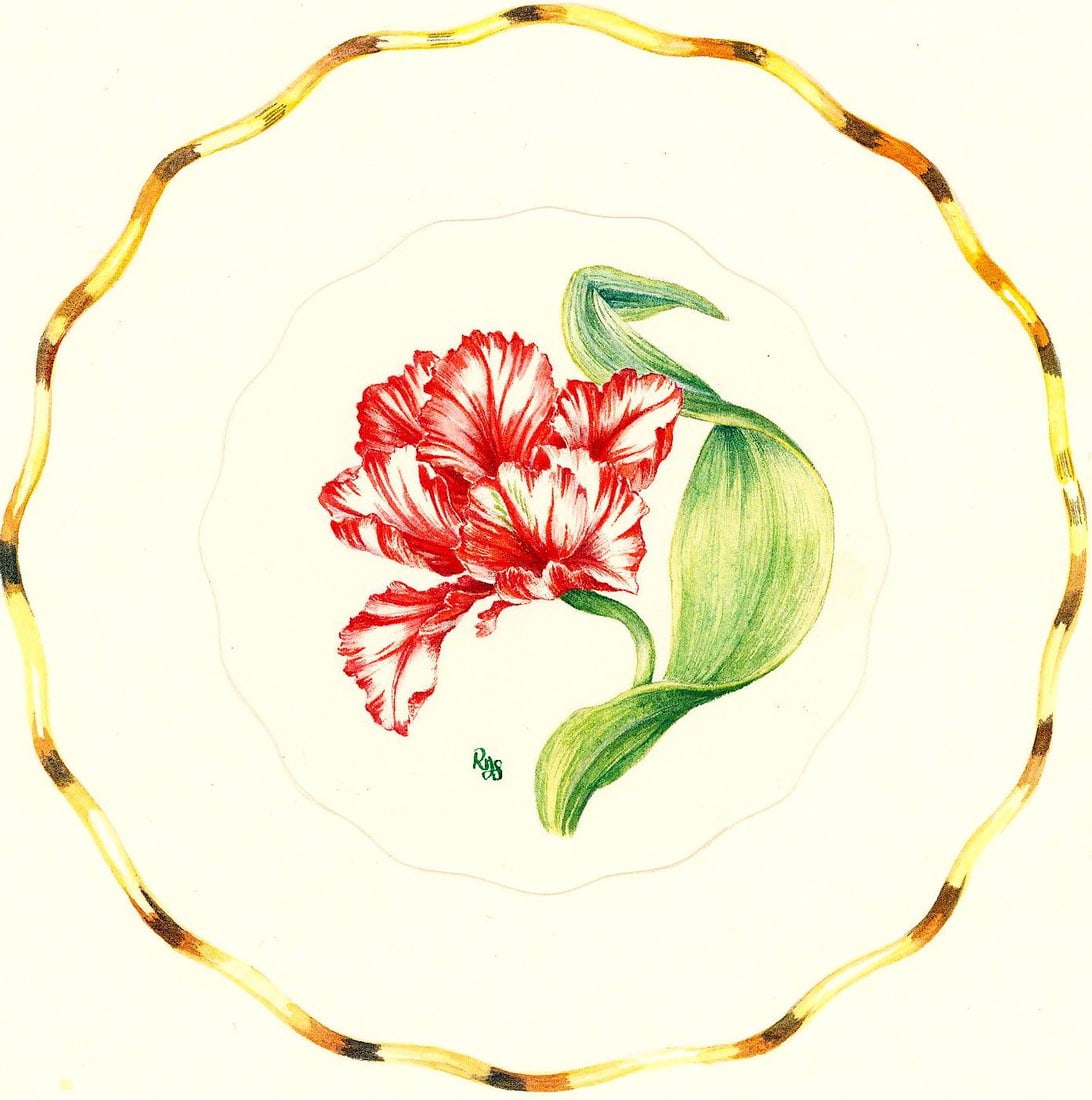 Rosanne Sanders (UK,20/21C) watercolor painting (1 of 11)