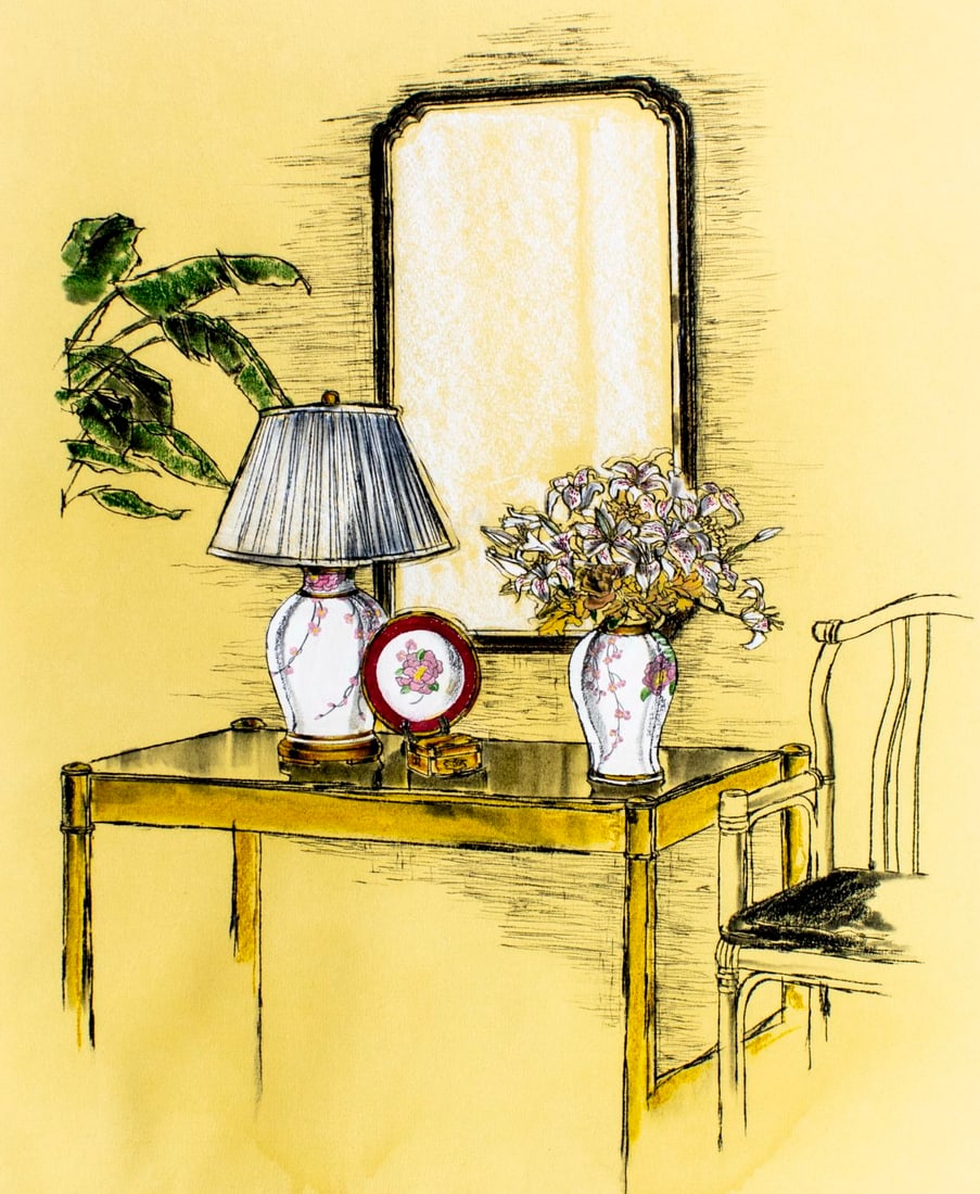 Joan Smith Pilallis (PA,1947-2022) pastel painting (1 of 14)