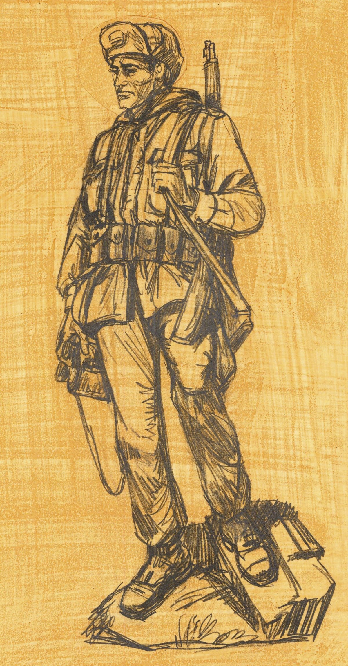 ATTR DePersico (PA,20C) graphite painting (1 of 12)