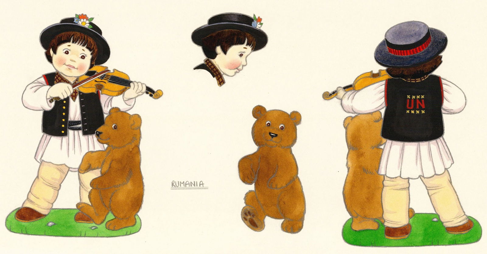 Carol Lawson (UK,20/21C) watercolor painting (1 of 13)