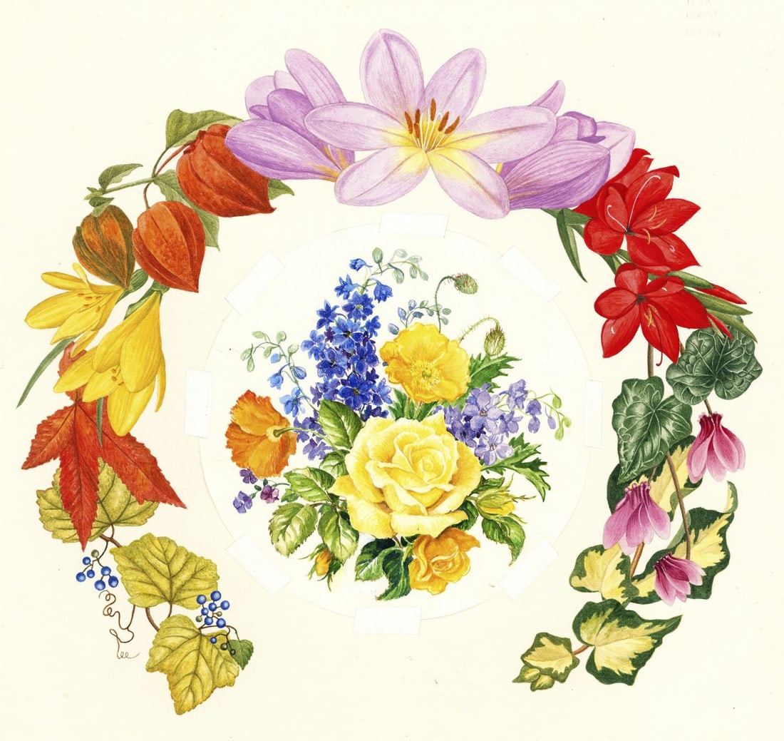 Leslie Greenwood (UK,1907-1987) watercolor painting (1 of 11)