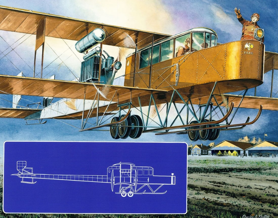 Charles Knotek (US,1933-2008) watercolor painting (1 of 13)