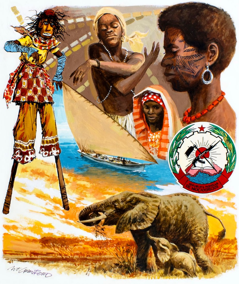 Mel Crawford (CT,Canada,1925-2015) oil painting (1 of 13)