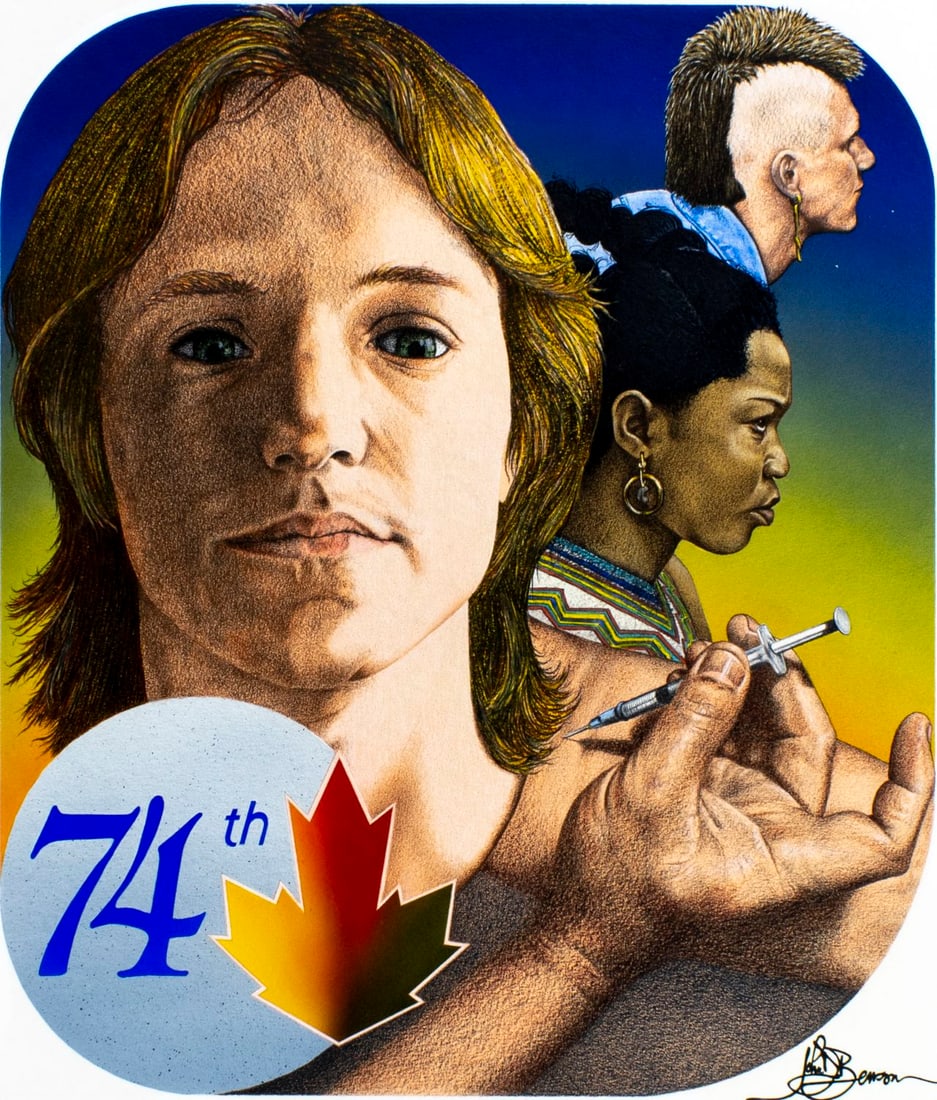 John D Benson (MD,b 1949) pastel painting (1 of 13)