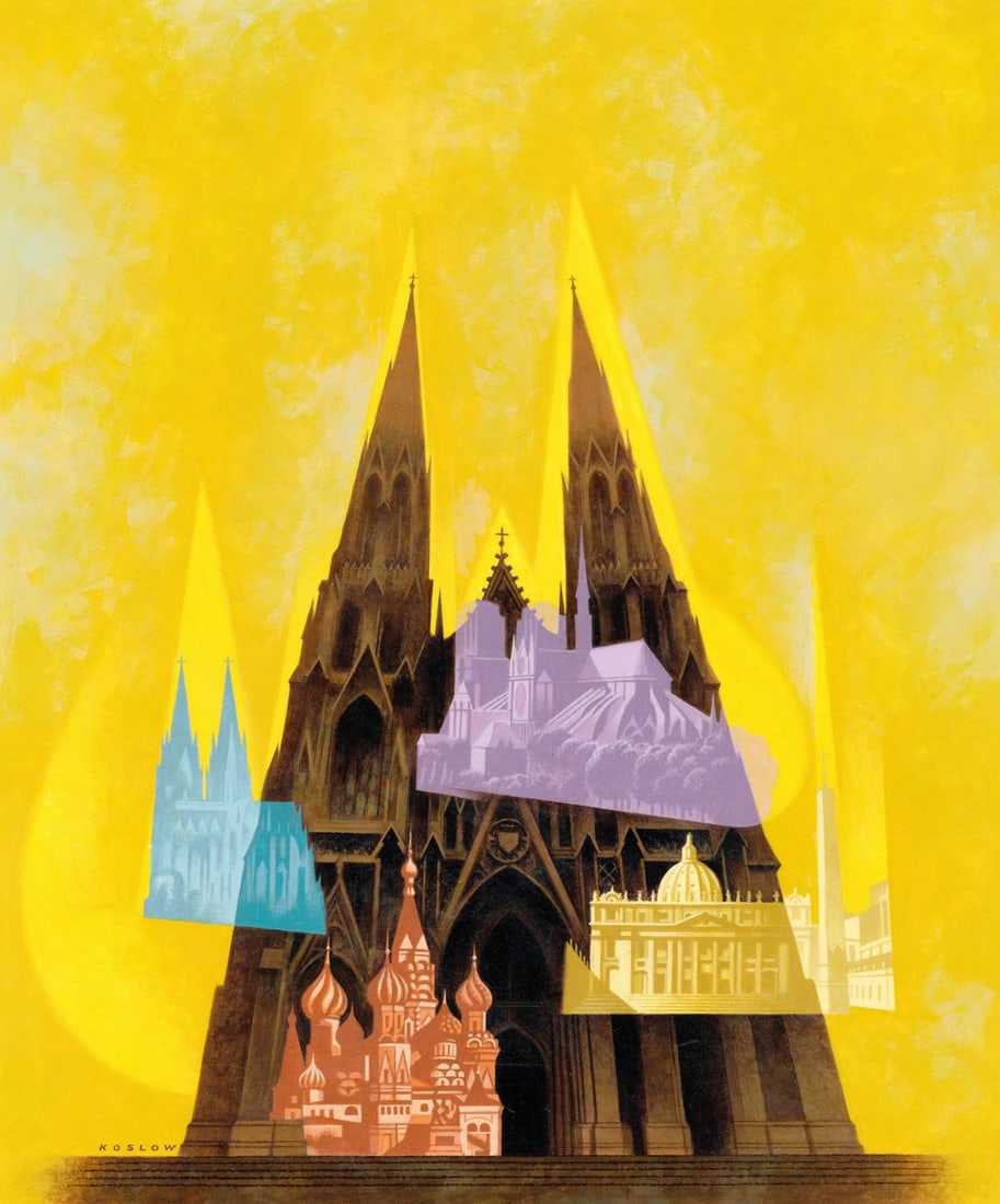 Howard Koslow (NJ,NY,1924-2016) oil painting (1 of 11)