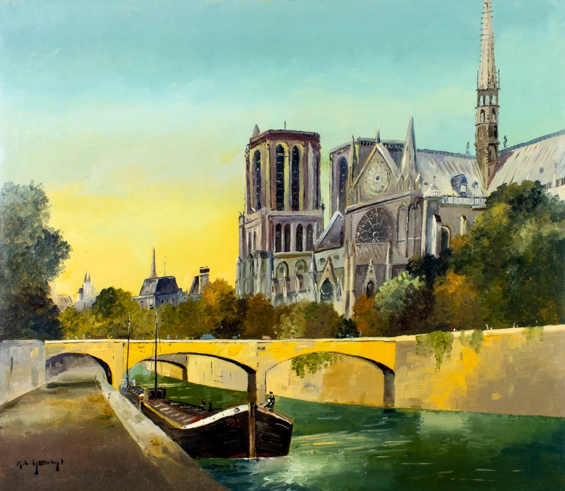 Karl Ludwig Gast (German,1907-?) oil painting (1 of 13)