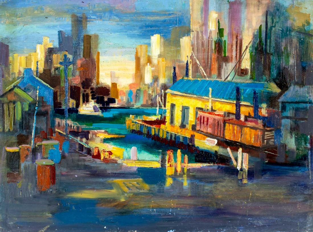 John Reilly (NY,NJ,1942-2021) oil painting (1 of 11)