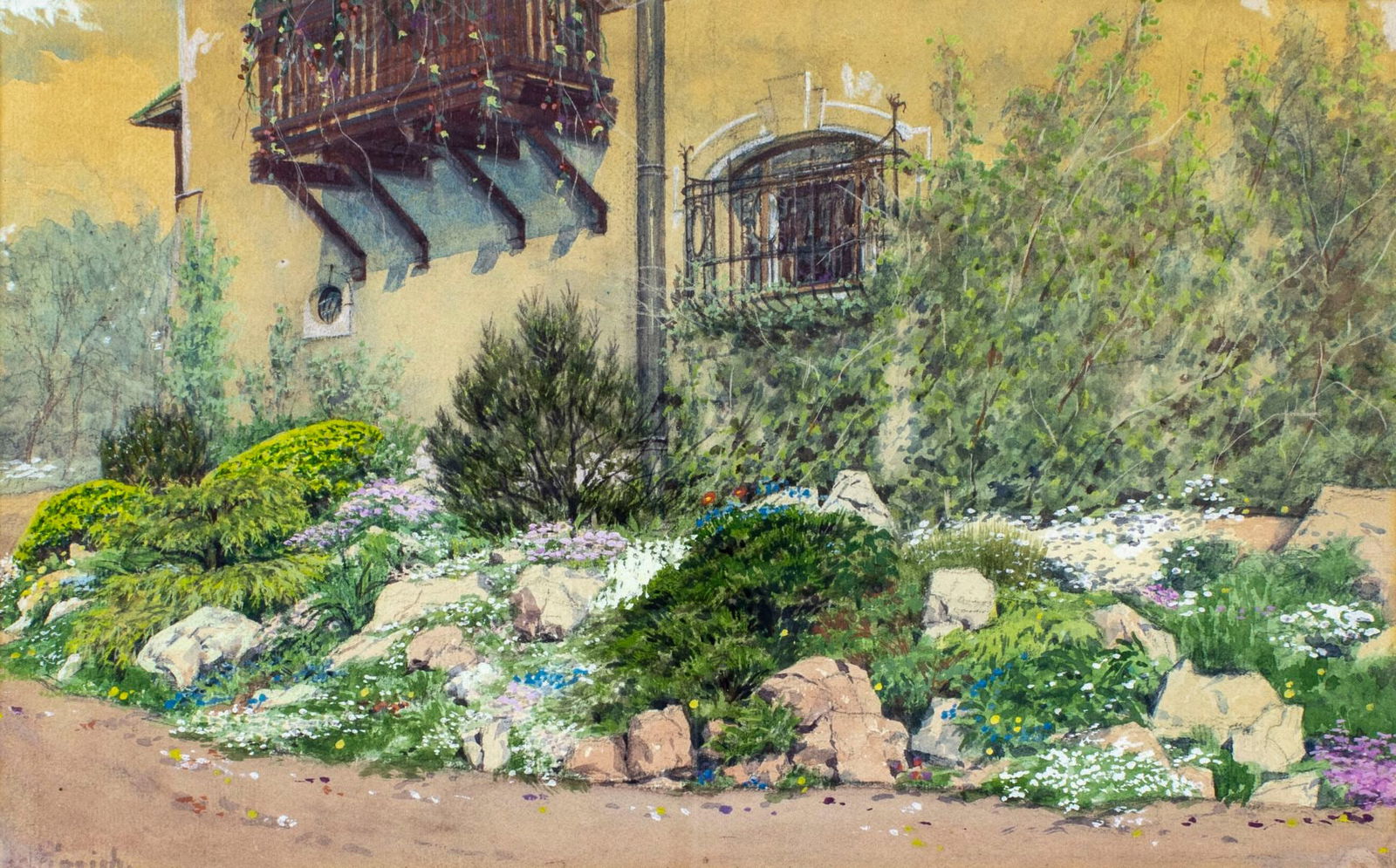 Carl Pippich (Austria,1862-1932) watercolor painting antique (1 of 12)