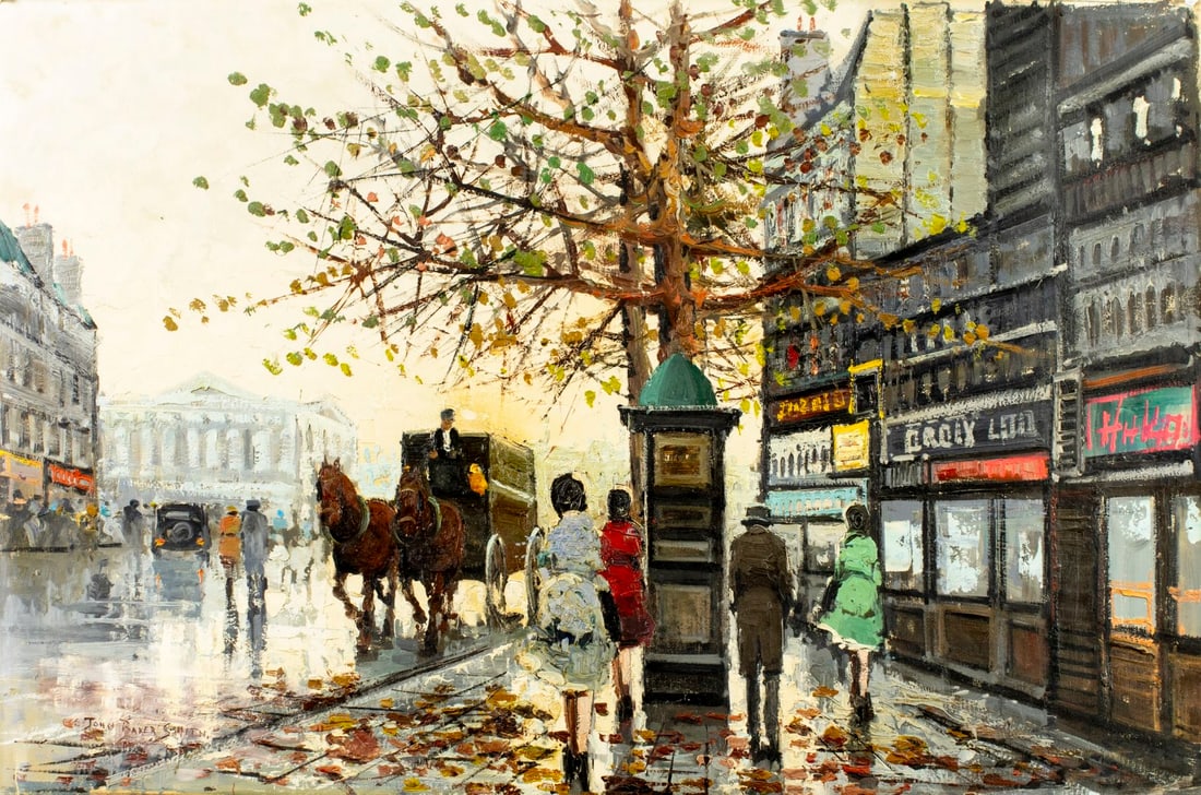 John Baker Smith (US,20C) oil painting (1 of 12)