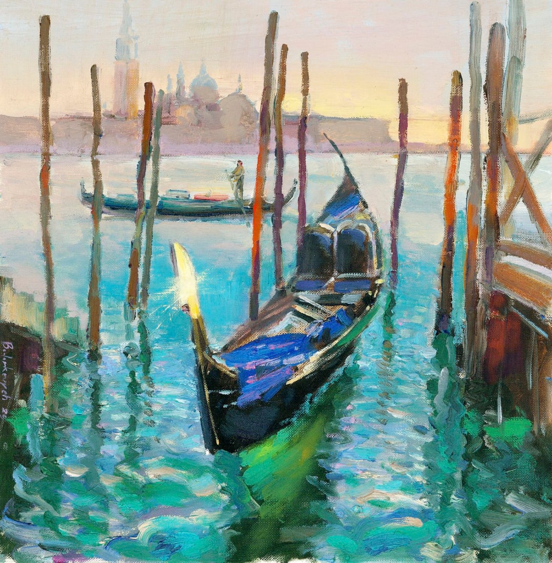 Volodymyr Budenkevych (Ukraine,20/21C) oil painting (1 of 11)