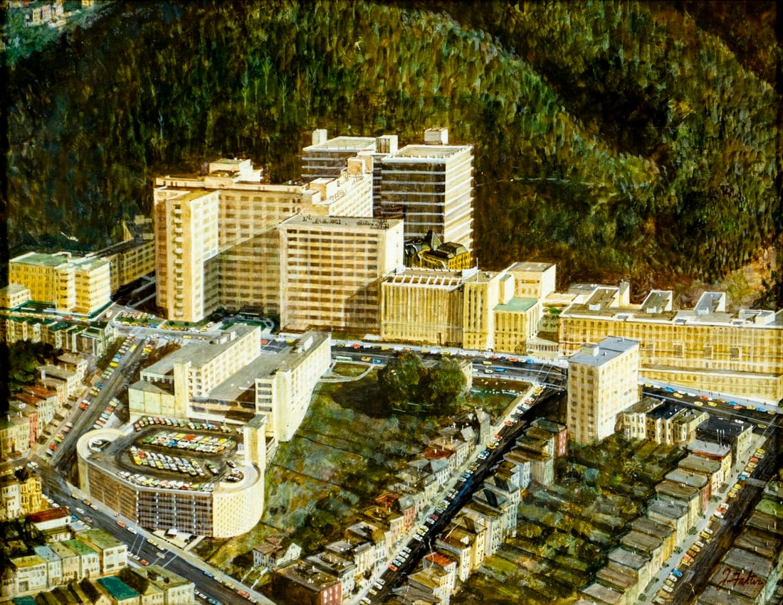 John Falter (NY,PA,NE,1910-1982) gouache painting (1 of 12)