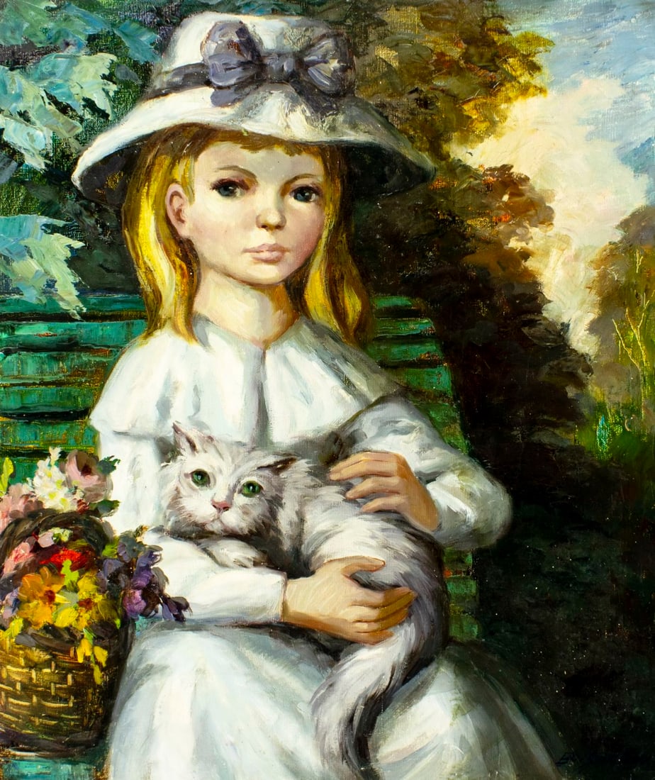 Jose Buigas (Spain,1927-?) oil painting (1 of 12)