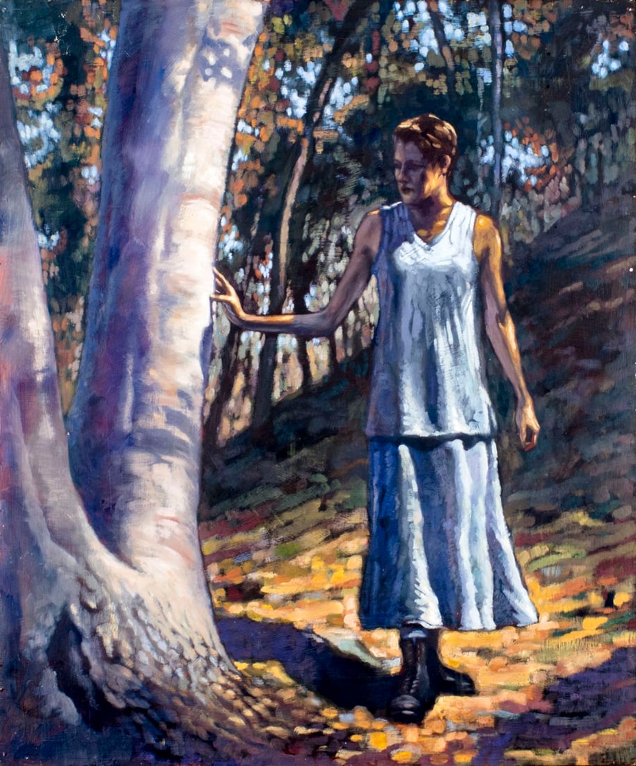 Seth Engstrom (CA,20C) oil painting (1 of 12)