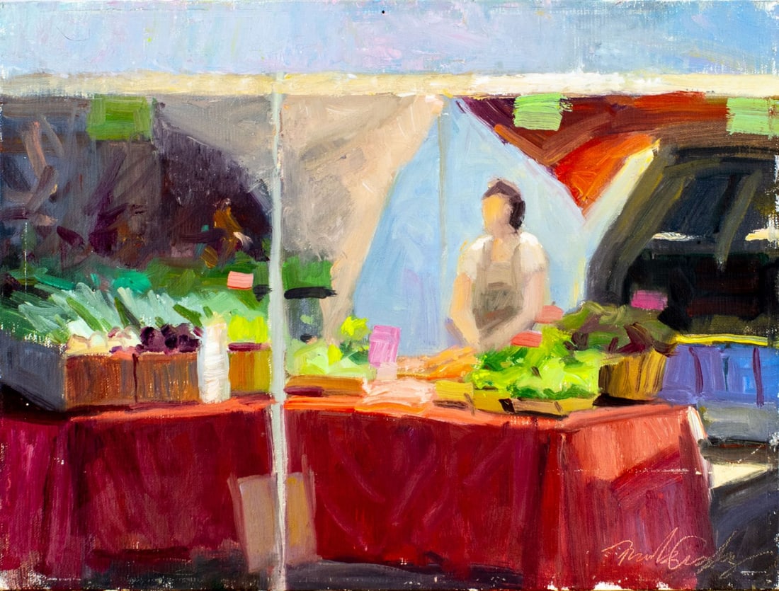 Frank Ordaz (CA,20/21C) oil painting (1 of 12)