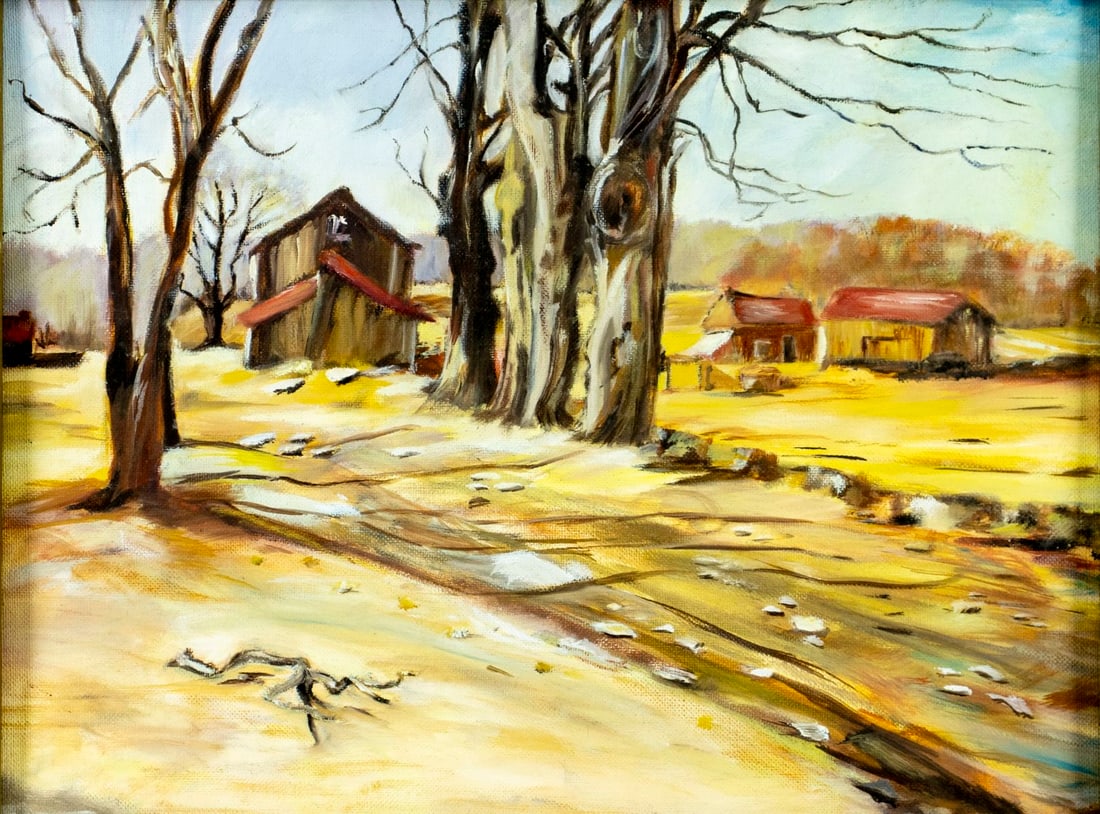 Margaret Davis (US,20C) oil painting (1 of 13)