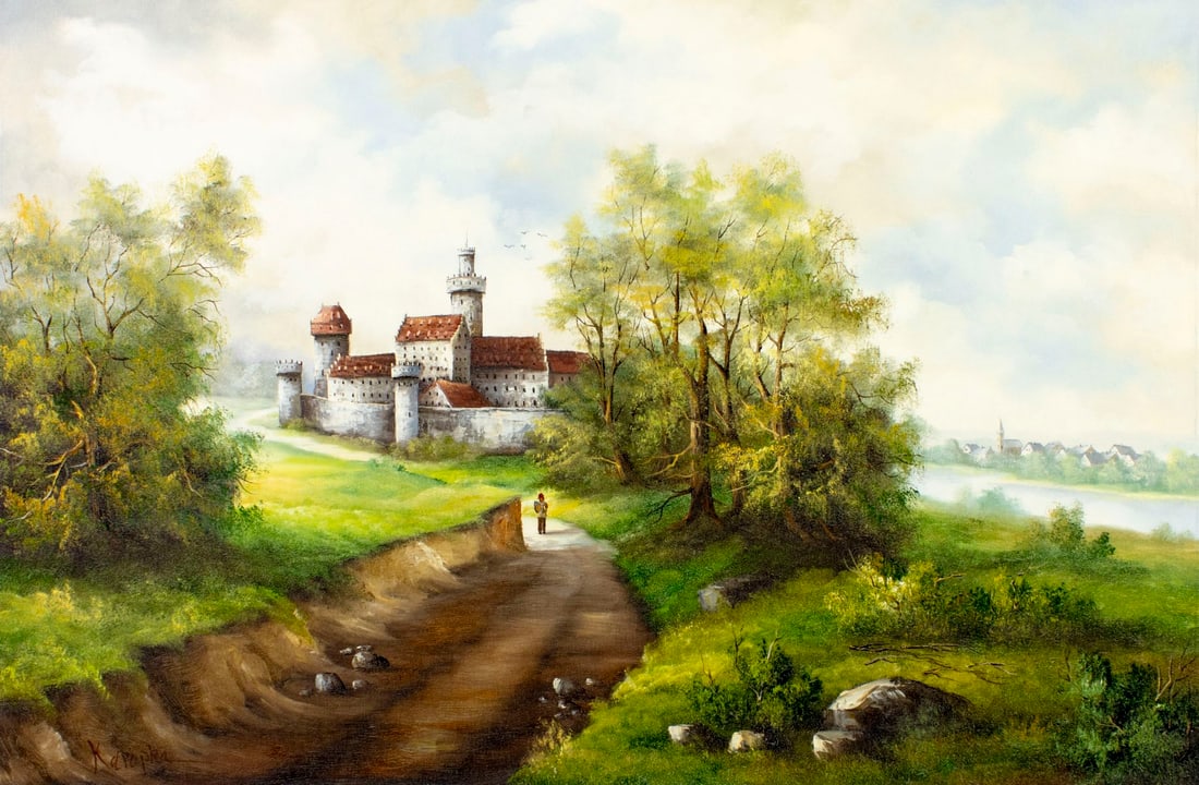 C Karopka (Europe,20C) oil painting (1 of 13)