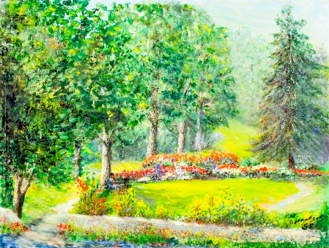 Roy Garretson (US,mid 20C) oil painting (1 of 12)