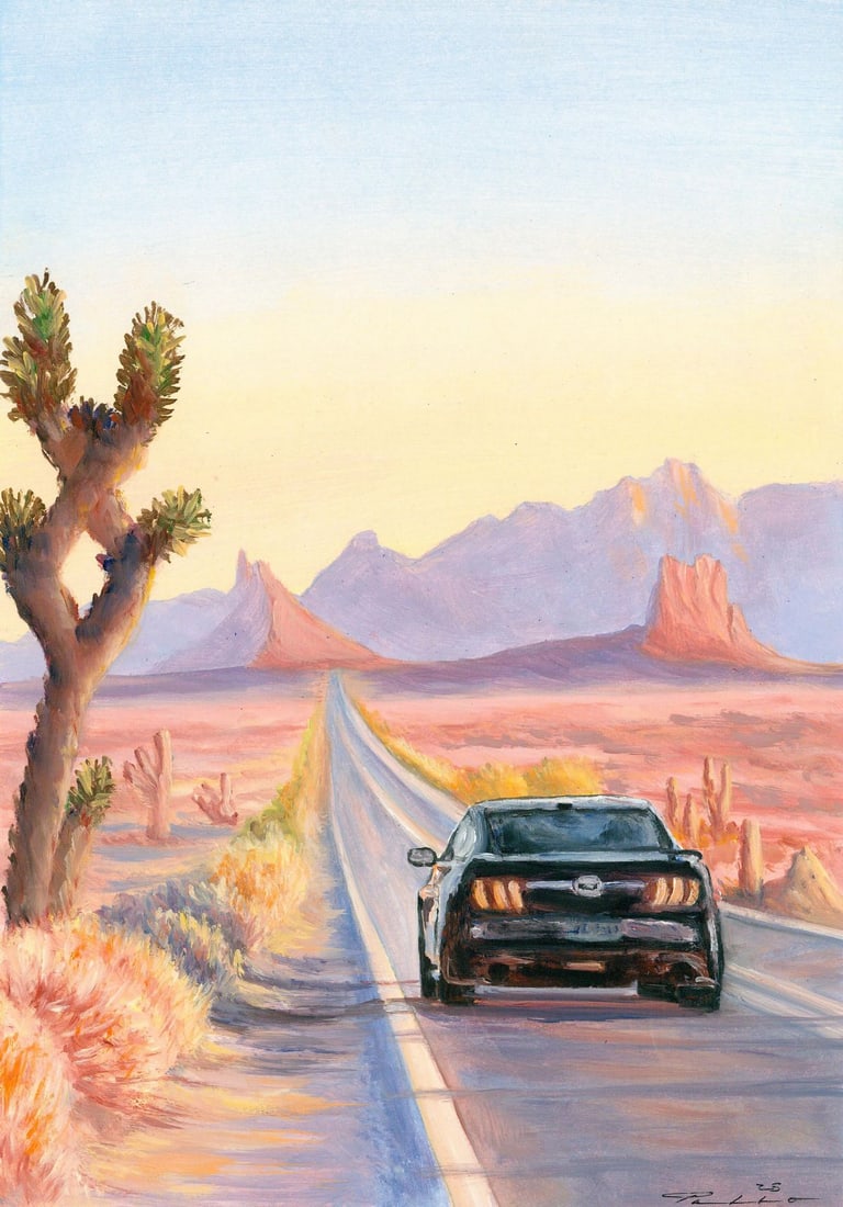 Oleksandr Pukhno (Ukraine,20/21C) acrylic painting (1 of 12)