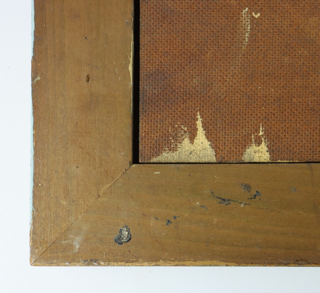 A Roswall (US,mid 20C) oil painting antique - 12
