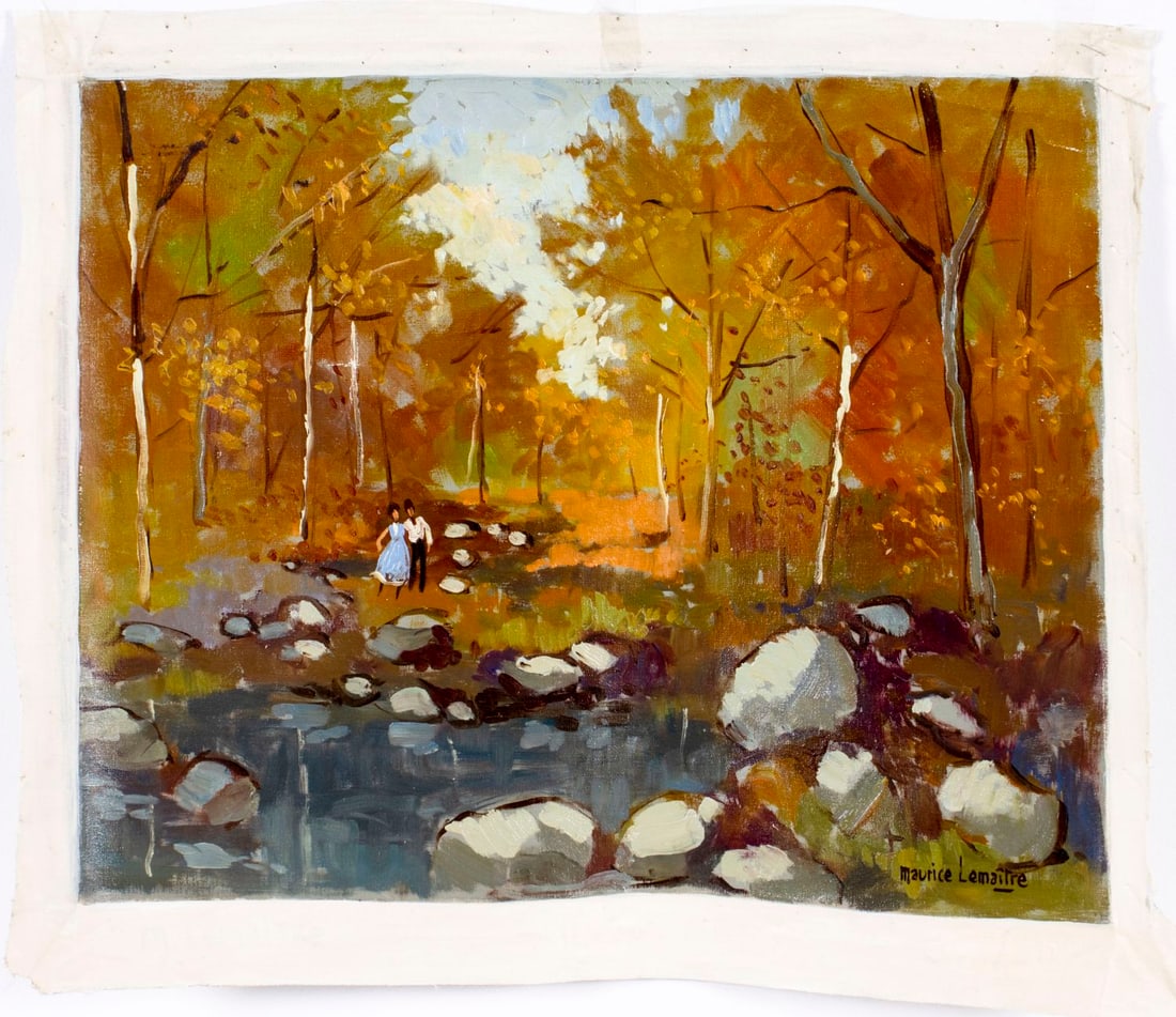 Maurice Lemaitre (France,1929-2018) oil painting - 3