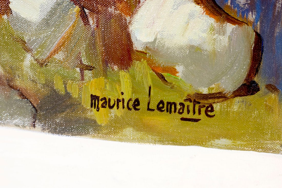 Maurice Lemaitre (France,1929-2018) oil painting - 4