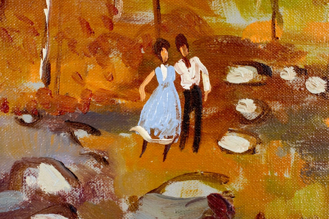 Maurice Lemaitre (France,1929-2018) oil painting - 8