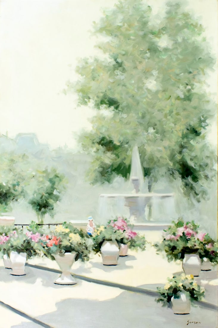 Andre Gisson (French,NY,CT,1921-2003) oil painting (1 of 12)