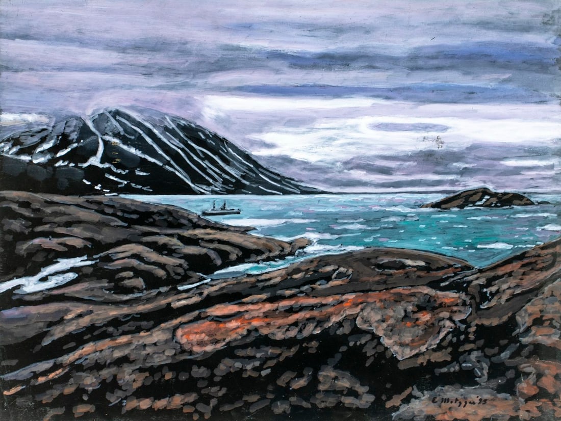 Evelyn Metzger (NY,Brazil,1911-2007) oil painting (1 of 12)