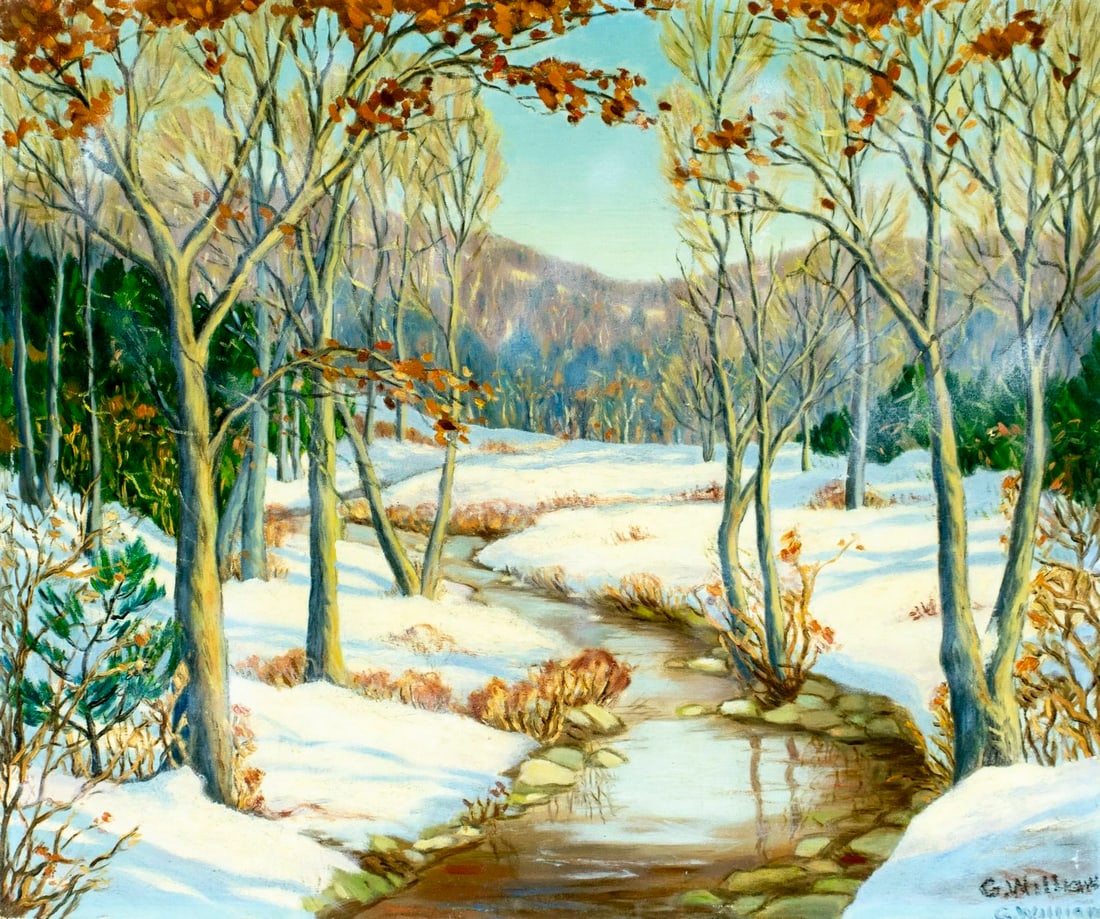 G Williams (US,mid 20C) oil painting (1 of 13)