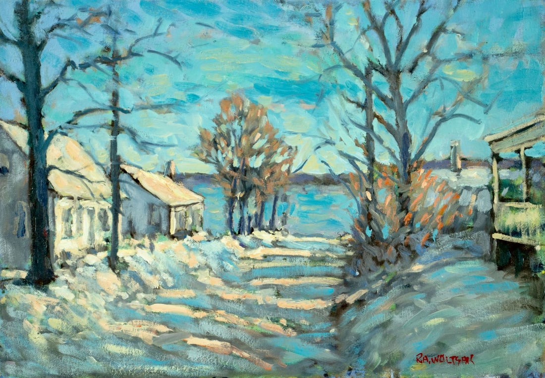 Robert Waltsak (NJ,b 1944) oil painting (1 of 12)