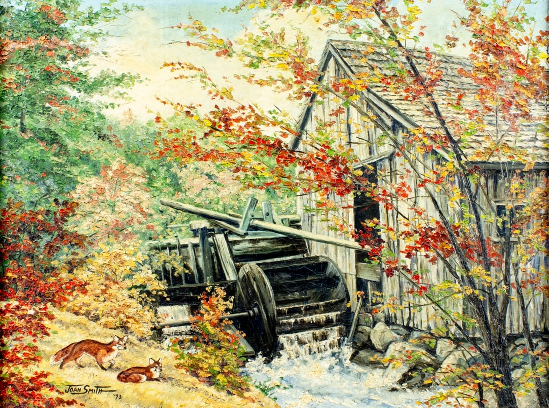 Joan Smith (FL,20C) oil painting (1 of 14)