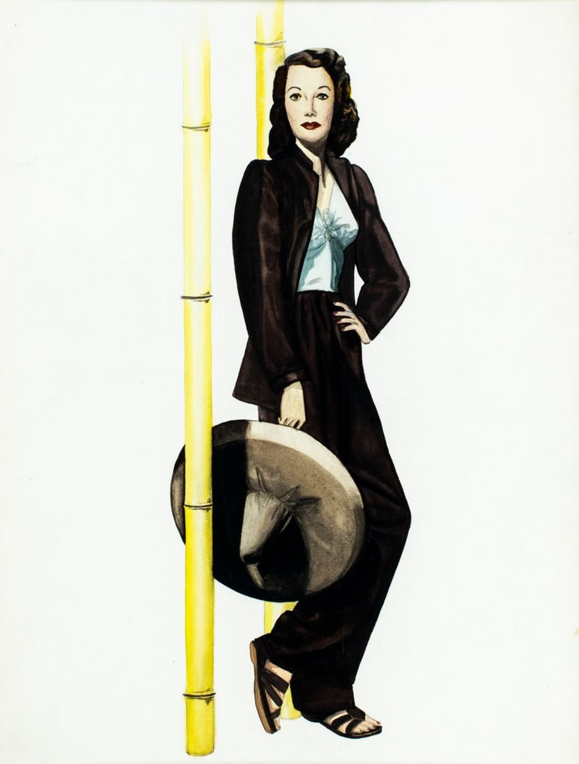 Betty Lee Thorp Brundige (OH,1923-2009) watercolor painting (1 of 11)