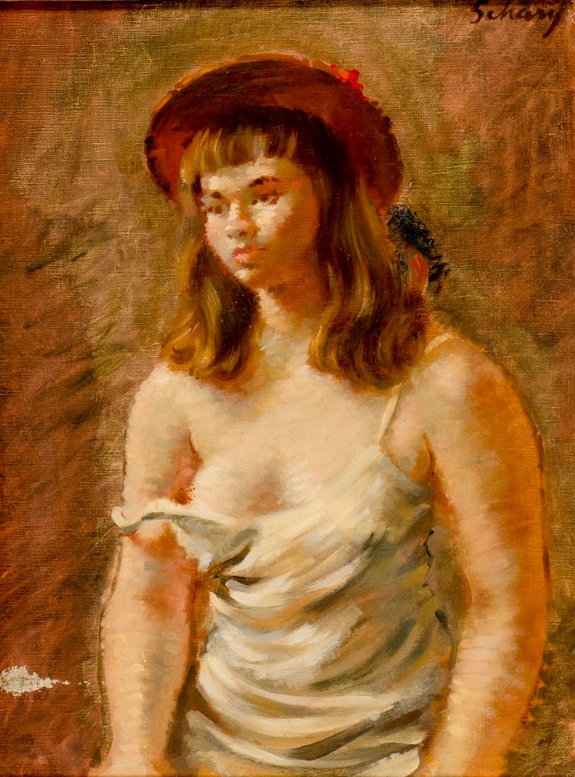 Saul Schary (NY,NJ,1904-1978) oil painting (1 of 14)