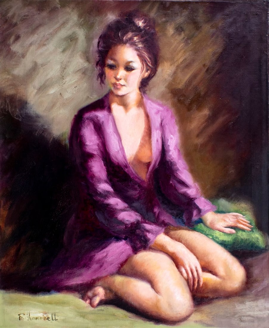 Roser Vinardell (Spain,1941-?) oil painting (1 of 13)