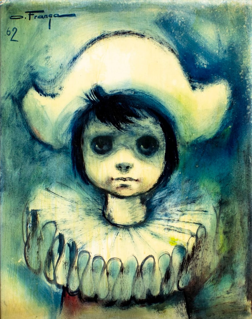 Ozz Franca (CA,Brazil,1928-1991) oil painting (1 of 12)