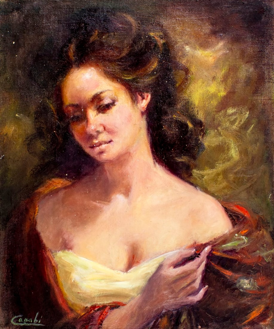 F Carabi (Europe,20C) oil painting (1 of 13)