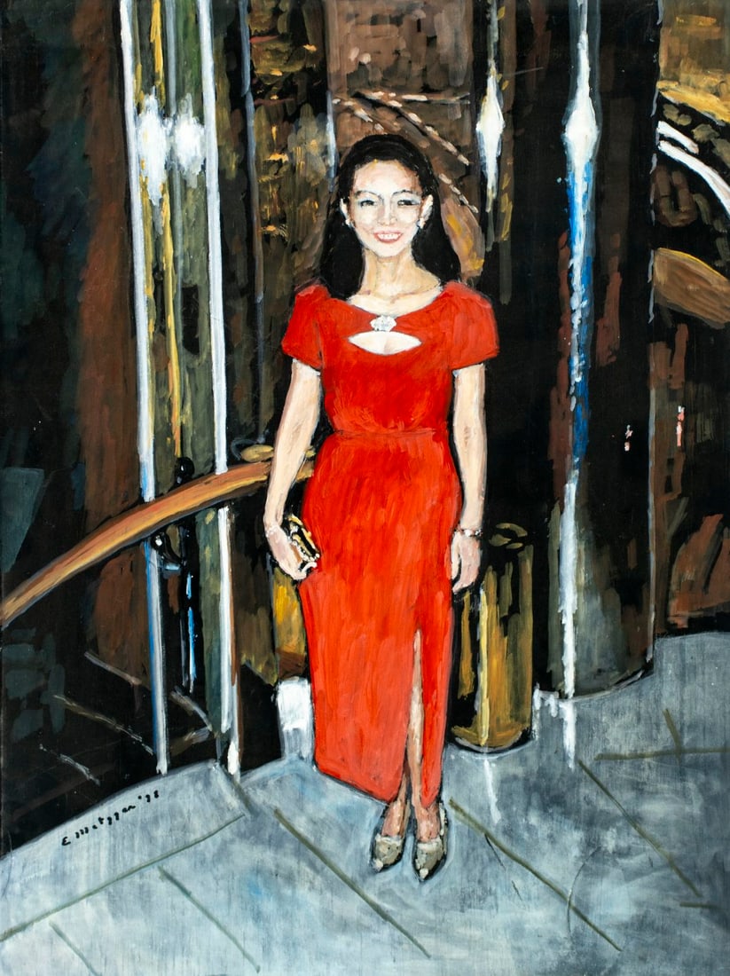 Evelyn Metzger (NY,Brazil,1911-2007) oil painting (1 of 13)