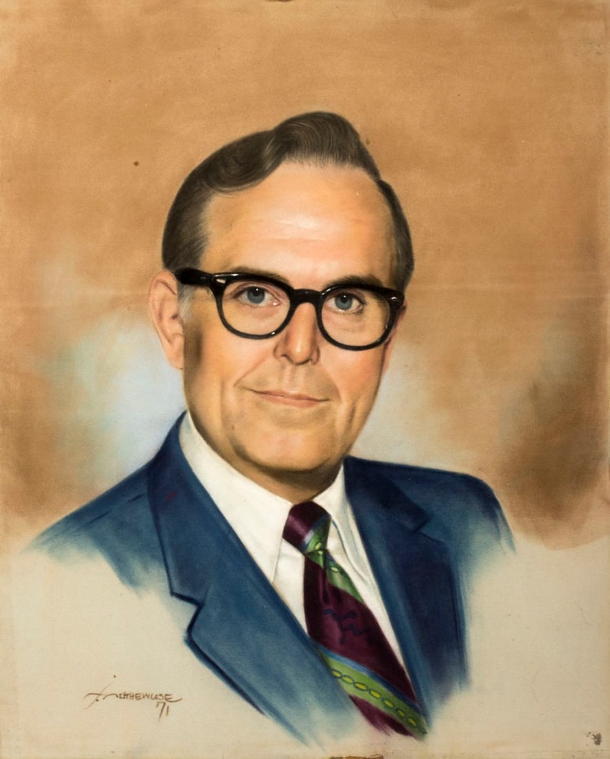 James Louis Mathewuse (FL,NY,born 1938) pastel on paper (1 of 7)