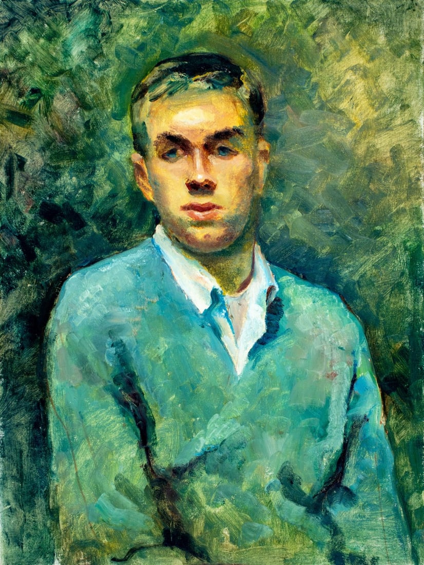 Vintage mid 20C New Jersey oil painting (1 of 11)