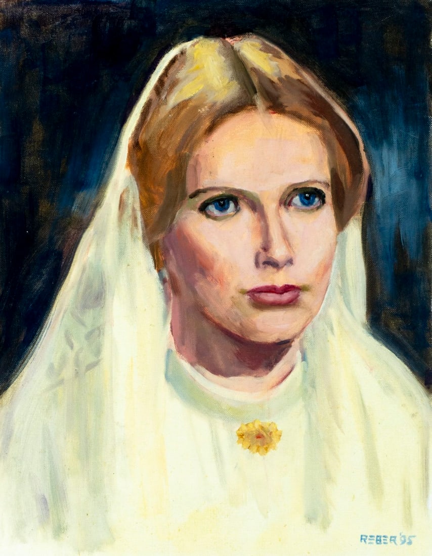 Anne Lindsey Reber (US,20C) oil painting (1 of 12)