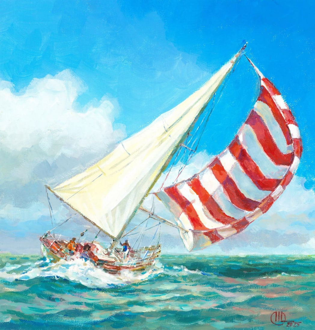 Olena Horbenko (Ukraine,20/21C) acrylic painting (1 of 10)