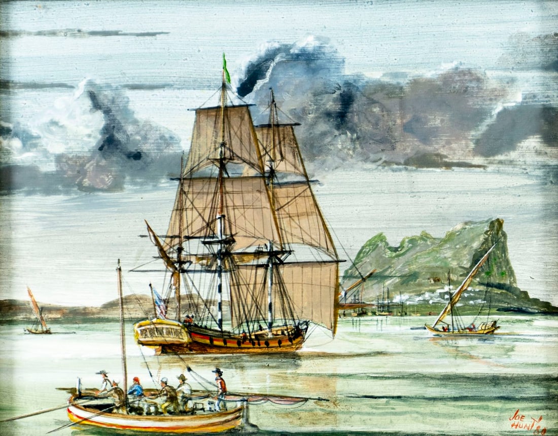 Joe Hunt (US,1912-1999) oil painting (1 of 14)