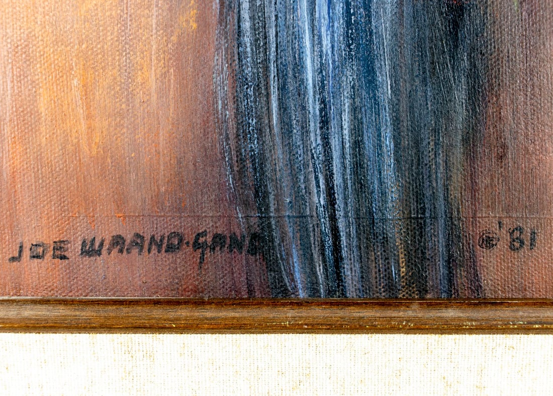 Joe Waano Gano (CA,1906-1982) oil painting - 4