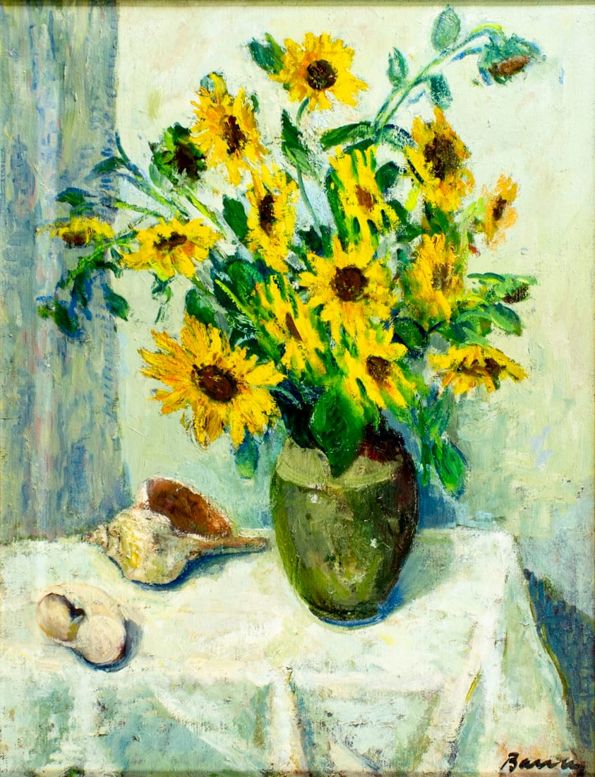 Albert Bela Bauer (Hungary,1899-1998) oil painting (1 of 12)