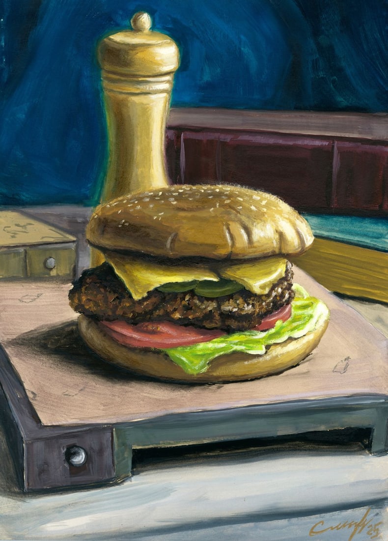 Evgen Smyrnyy (Ukraine,20/21C) gouache painting (1 of 12)