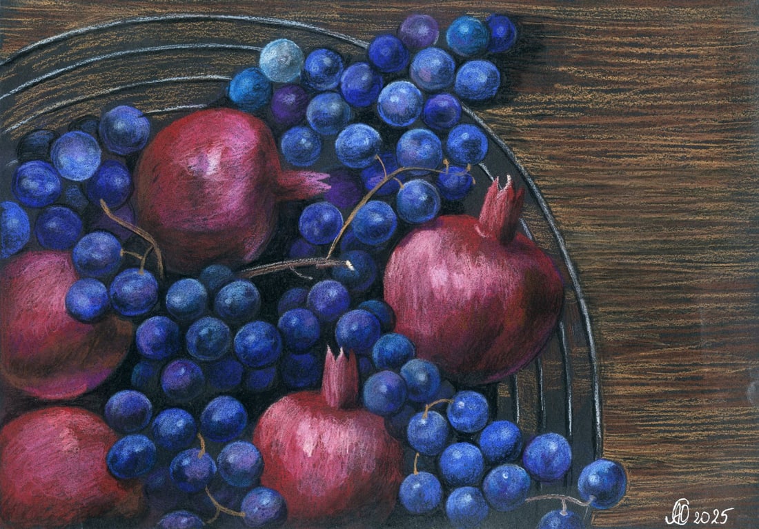 Julia Abramova (Ukraine,20/21C) pastel painting (1 of 12)